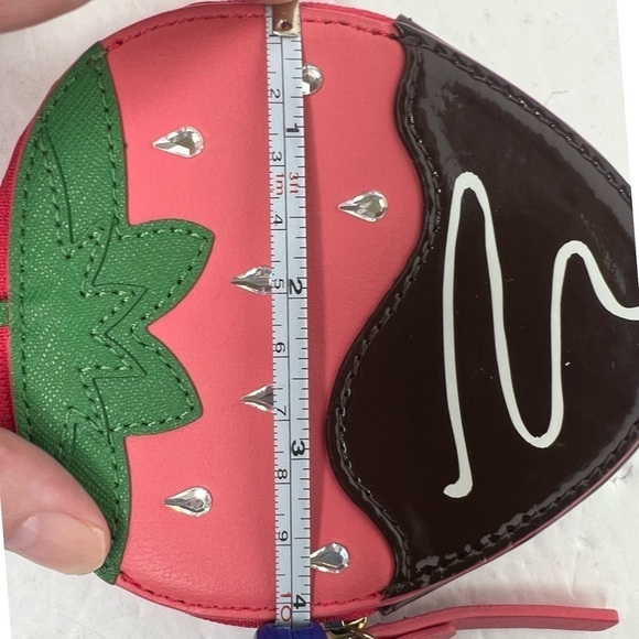 Kate Spade Crème De La Crème Strawberry 🍓🍓🍓 Coin Purse Bag - Picture 13 of 13